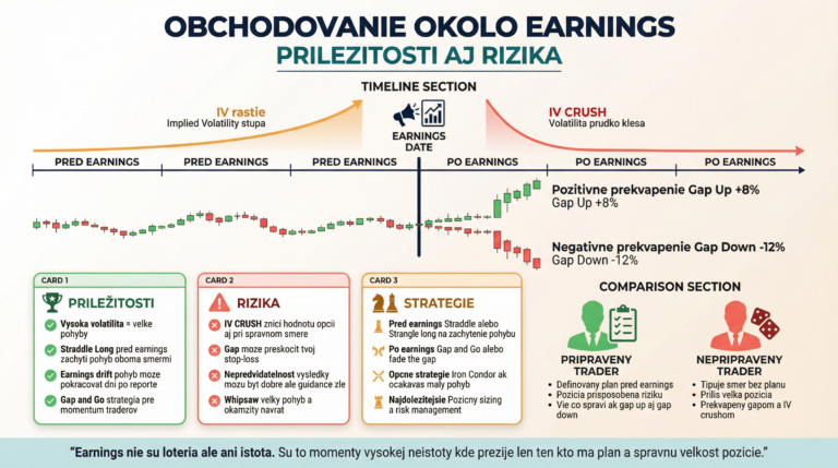Obchodovanie okolo earnings: príležitosti aj riziká