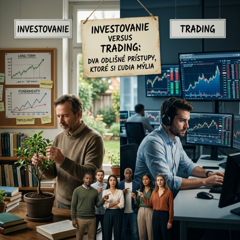 Investovanie verzus trading: dva odlišné prístupy, ktoré si ľudia mýlia