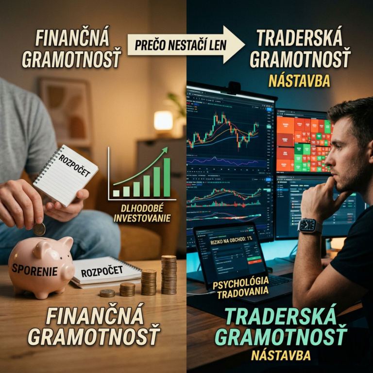 Čo je traderská gramotnosť a prečo nestačí len finančná gramotnosť