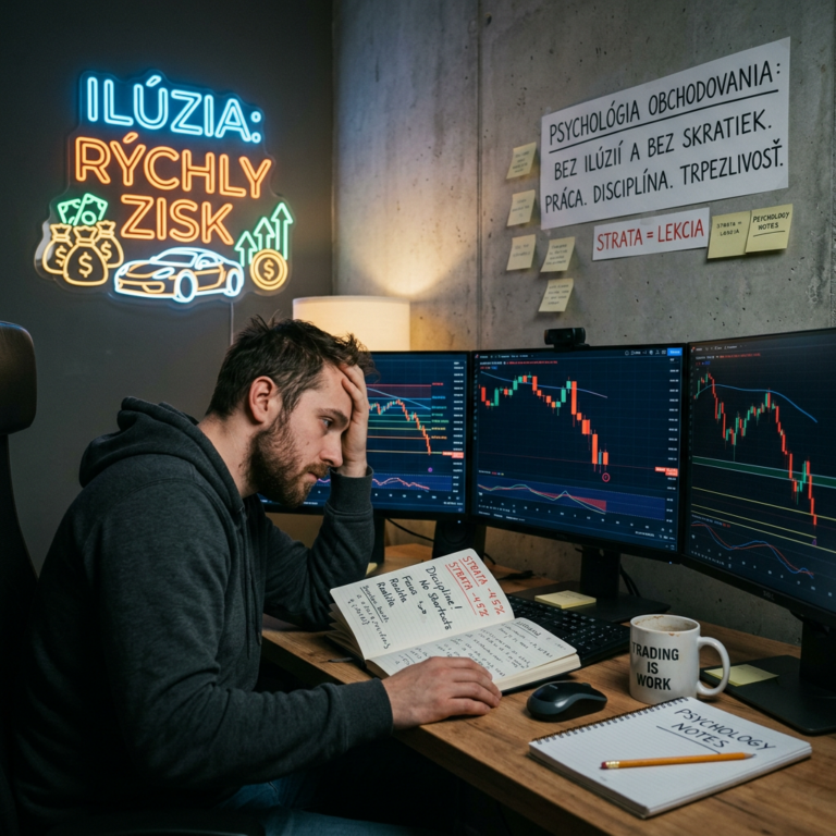 Psychológia obchodovania bez ilúzií a bez skratiek