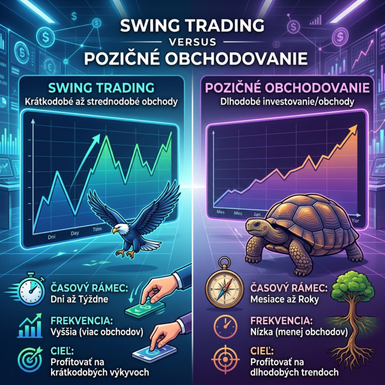 Swing trading verzus pozičné obchodovanie