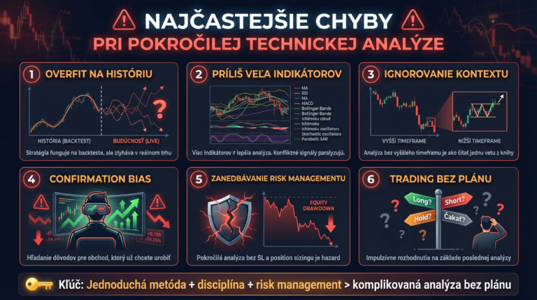 Najčastejšie chyby pri pokročilej technickej analýze