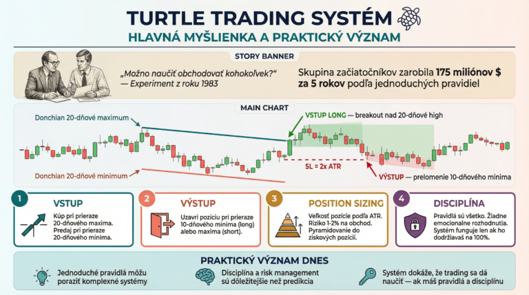 Turtle Trading systém: hlavná myšlienka a praktický význam
